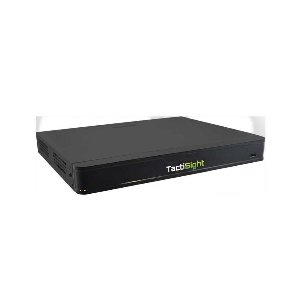 TactiSight KNR-220P 16-Channel 2-Bay RAID Rackmount NVR with 16 PoE Ports