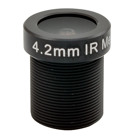TactiSight PLEN-0114 f4.2mm F1.8 Fixed Lens, Board Mount