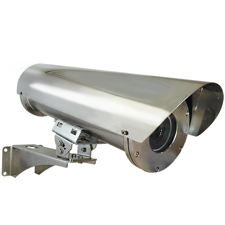 TactiSight PMAX-0210 PoE Stainless Steel Housing with Heater, Fan and Bracket