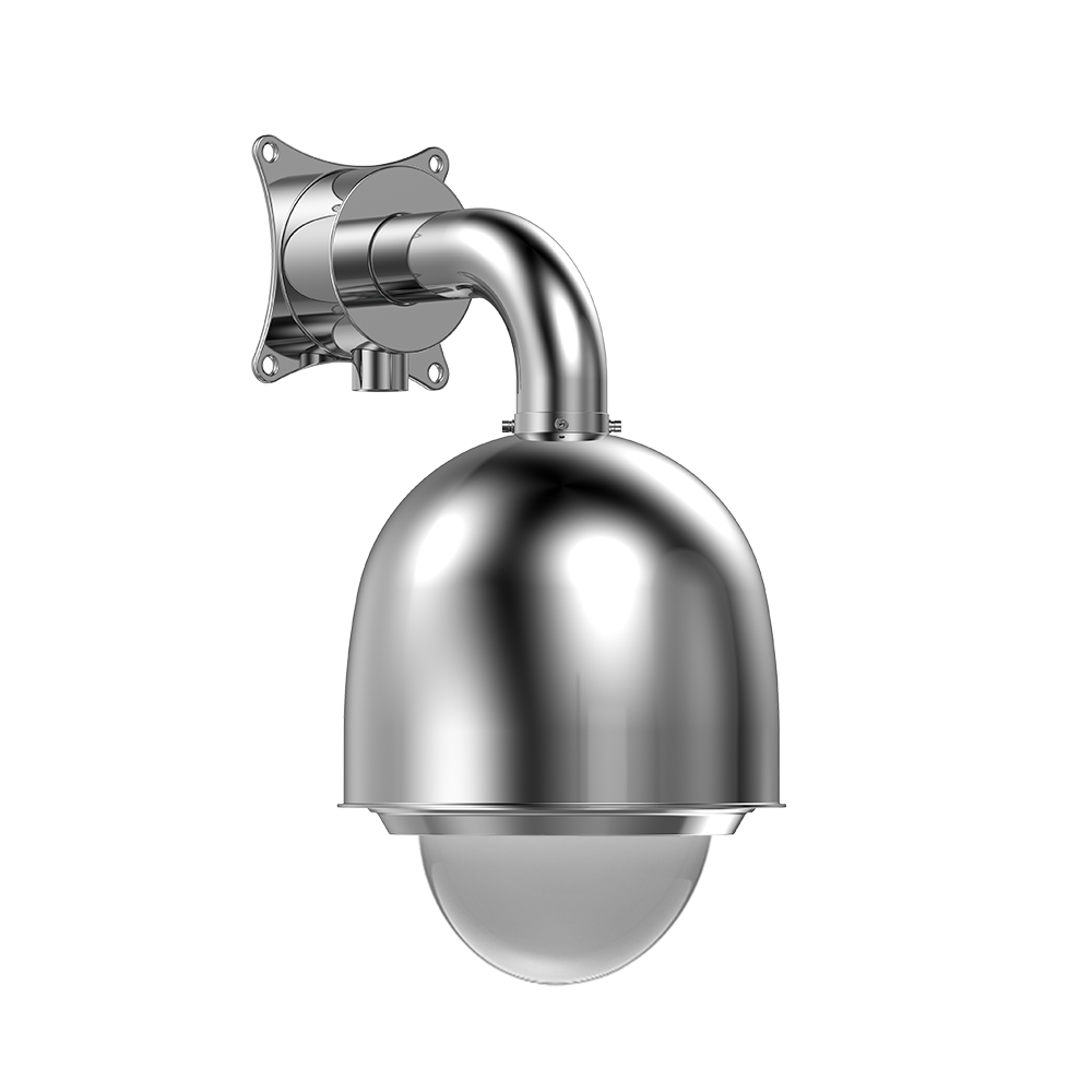 TactiSight PMAX-0238 PoE PTZ Stainless Steel Housing with Wall Bracket