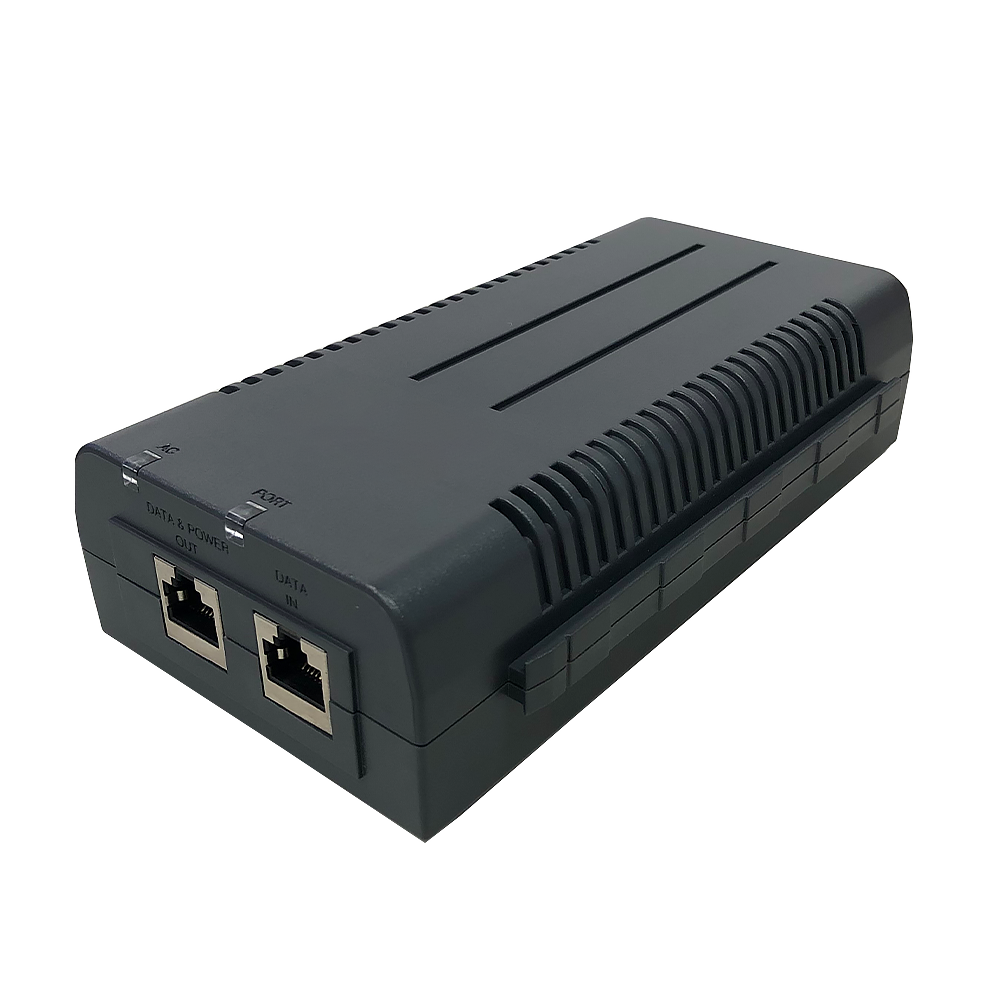 TactiSight PPOE-0201 90 W Single-Port Gigabit PoE Injector (802.3bt)