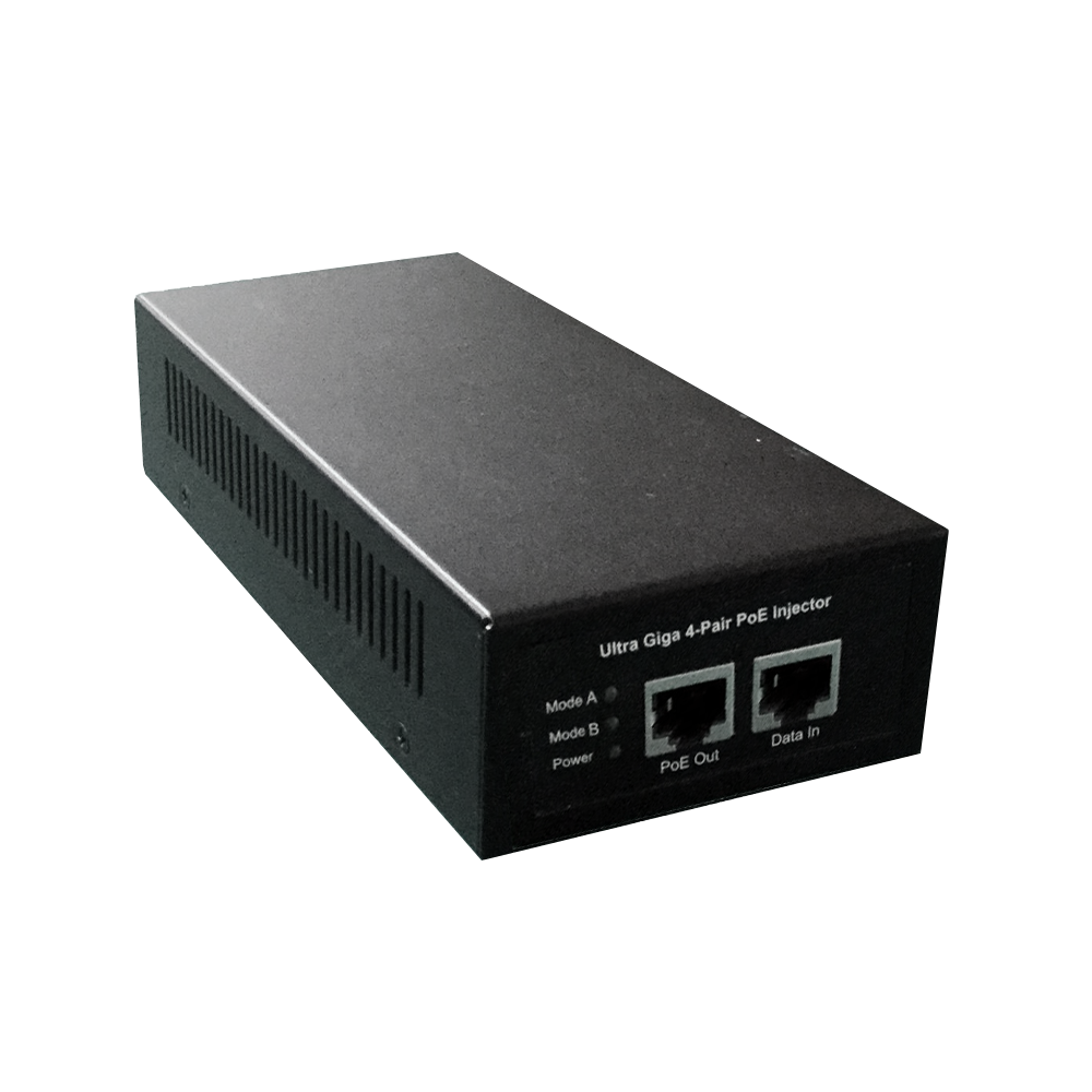 TactiSight PPOE-0302 60W 4-Pair Gigabit High PoE Injector