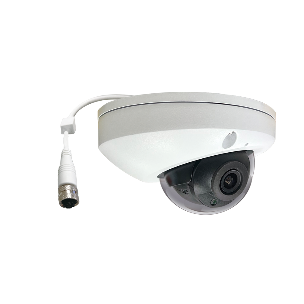 TactiSight Z721 4MP Deep Learning Outdoor Mini Dome with M12 Connector and EN50155
