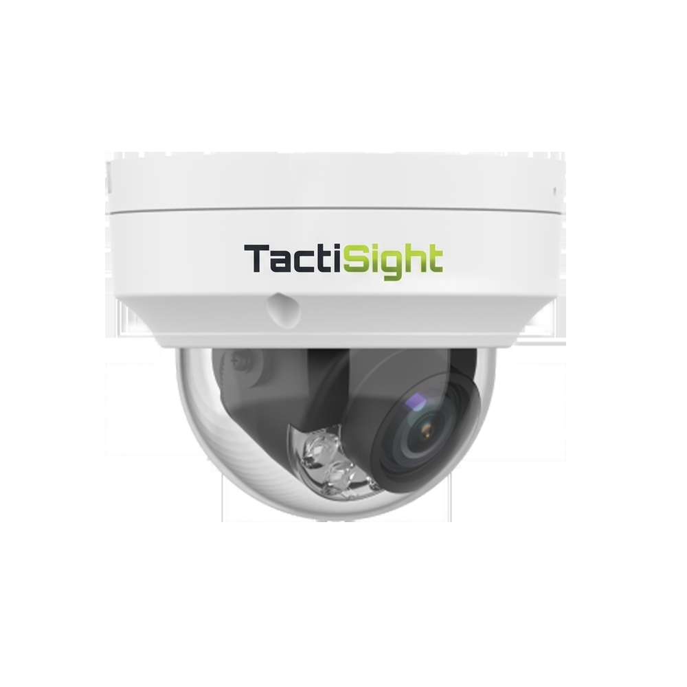 TactiSight Z820 2MP Deep Learning 4.3x Outdoor Zoom Dome with 40 m IR and 120 dB WDR